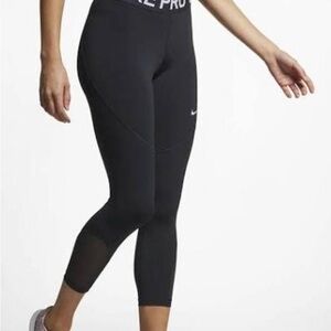 Nike Pro Black Capri Leggings
